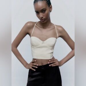 Zara crop top medium
